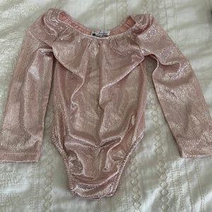 Baileys Blossom 2T Light Pink Shimmer Leotard
